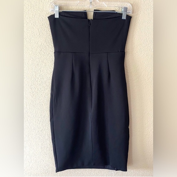 Superdown Christine Strapless Black Dress Size Small - Picture 3 of 5